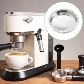 Joyzan Coffee Machine Backflush Blind Filter, 51mm Stainless Steel Insert Espresso Machines Basket Disc Metal Back Flush Bowl Classic Cleaning Portafilter Backwash Maker Accessories EC680 EC685 Home