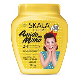 Skala Crema Para Peinar Vegana Amido De Milho De 1kg
