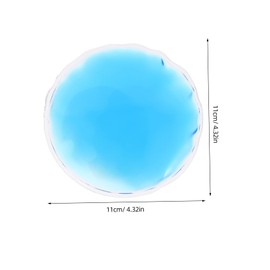 Ipetboom 6pcs Reusable Gel Eye Pads for Cooling and Heat Therapy Eye Mask for Travel Soft Non- for Men and Women