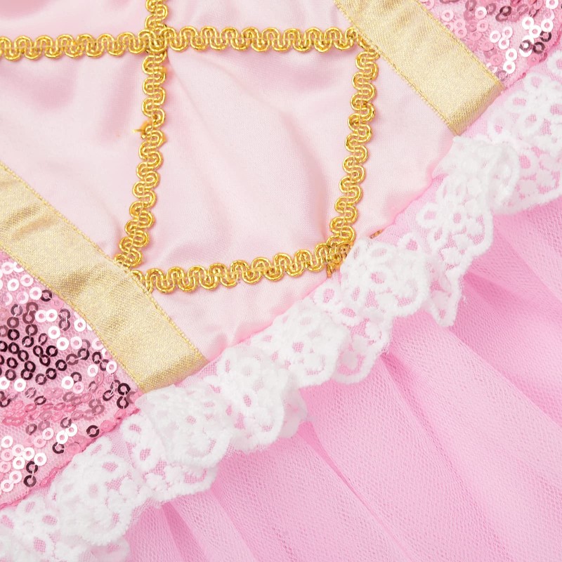 JerrisApparel - Disfraz de princesa para niñas, fiesta de cumpleaños,