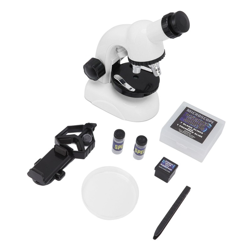 Kids Microscope Science Kit HD Magnifying Glass Student Biological Microscope