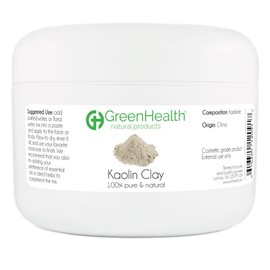Kaolin Clay Powder - 100% Pure & Natural by GreenHealth (6 oz)
