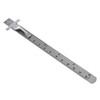 MOMOJIA 6" Stainless Steel Pocket Rule Handy Ruler with inch