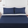 Lirex Pillow Cases (2 Pack), 1800 Thread Count Embroidered Queen