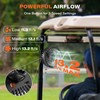 A2C Golf Cart Fan Rechargeable Magnetic Base Battery Operated Portable
