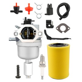 Hulyxayfave Carburetor with Air Filter Fit For John Deere 500CC 17.5HP E100 E110 D105 D110 D100 LA125 LA115 Lawn Tractor Carb Carburetor Kit