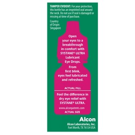 Systane Ultra Lubricant Eye Drops0.14 Fl Oz Pack of 1