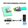 xiwai PCIe PCI Express SFF-8611 4i OcuLink to SFF-8654 Thin