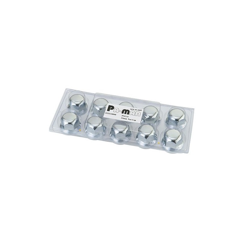 pa-man Pranut Cap Nut Cover 1.3 inches (33 mm), 10