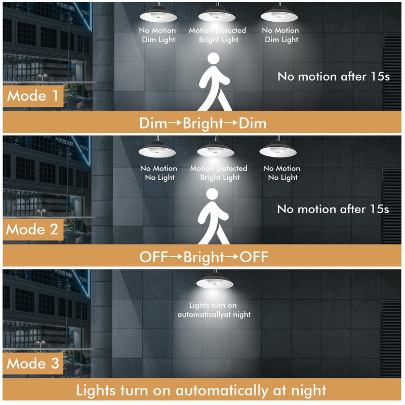 LEKEFETO Solar Pendant Light with Motion Sensor, Solar Pendant Lamp
