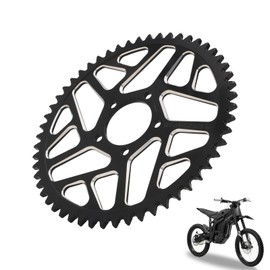 54 Teeth Motorcycle Sprocket,Rear Sprocket for Sur-Ron Sur Ron Light Bee S/X X160/X260 Talaria Sting-Black