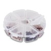 Rayher 39499000 Sorting box, for small parts, round, diameter 13
