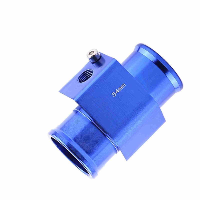 Universal Metal Car Water Temperature Sensor Adapter Blue for Most