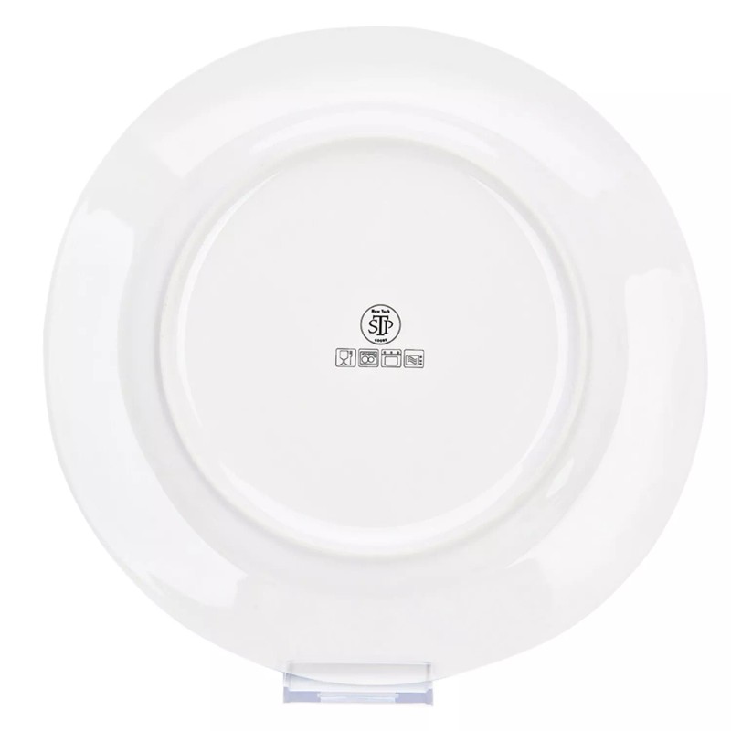 SET OF 6 Morris Garden Porcelain Dessert Plates Floral Bone