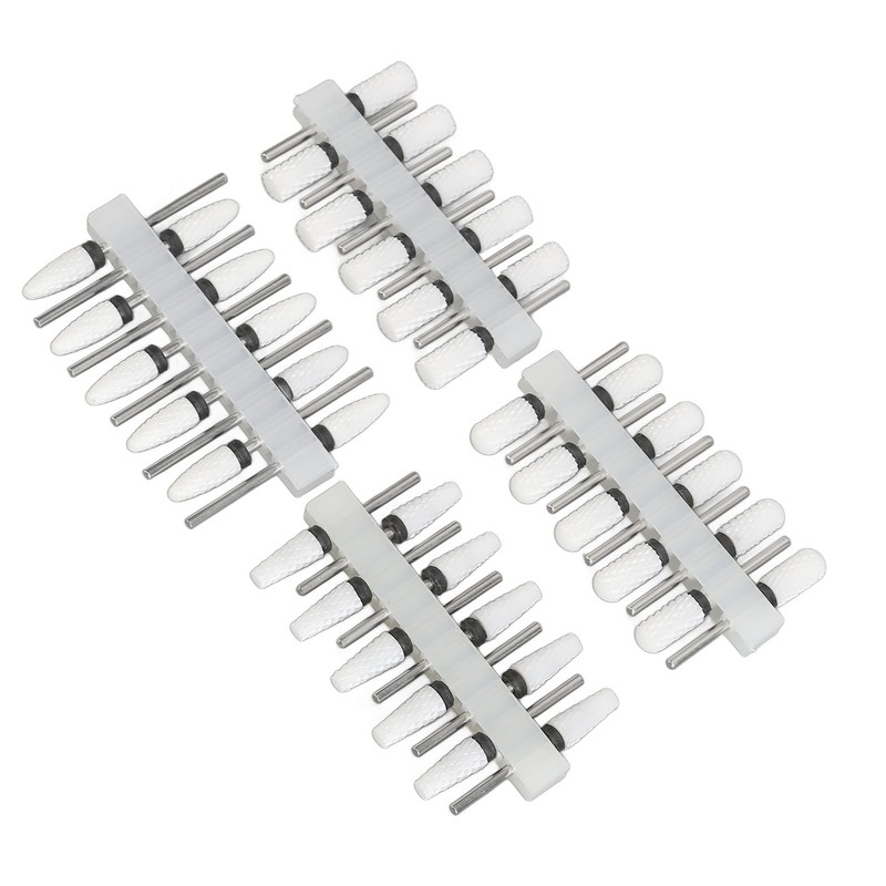 40Pcs Nail Drill Bit 4 Types Ceramic Nail Removal Bit