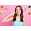 Fruidles Multicolor Round Lollipop, Mixed Fruit Flavor, Made in Brazil,
