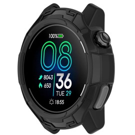MOTONG Compatible with COROS Pace Pro Protective Case - TPU Protective Watch Case Cover Shell Compatible with COROS Pace Pro(TPU Black)