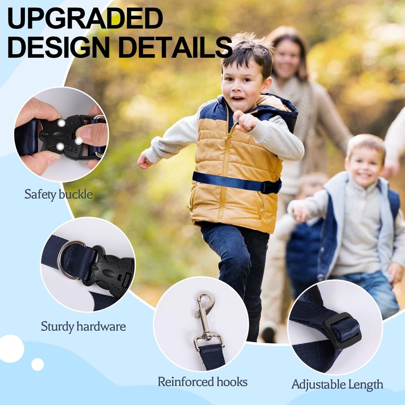 Secure Waist Leash Harness for Big Kids with Adjustable Tether