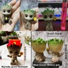 EARPMAG Groot Planter,Flowerpot Treeman Groot Succulent Planter Cute Plants Flower