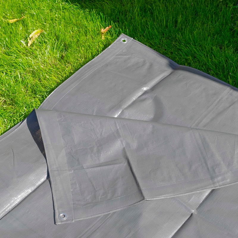 heavy duty tough quality waterproof tarpaulin/ground sheet/cover up/tarp (2m x