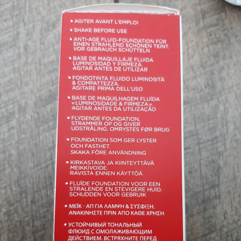 Clarins Everlasting Youth Fluid Illuminating Firming Foundation Makeup 100C 1oz