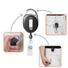 Karteo ID Card Holder Black Extendable [Pack of 1] ID