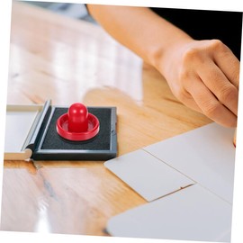 SHINEOFI 2 Sets Scrapbook Stamp Block Pressing Tool Portable Stamping Tool for Cardmaking DIY Crafts and Scrapbooking Supplies Red Black