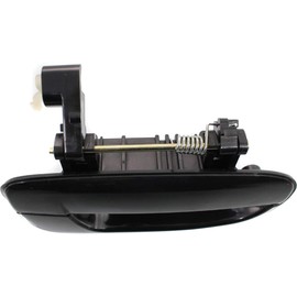 Garage-Pro Exterior Rear Door Handle Compatible with HYUNDAI ACCENT 2000-2006 RH Smooth Black Hatchback/Sedan