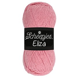 Scheepjes Eliza Yarn 100g - Coral Gem (225) Polyester Crochet and Knitting Yarn