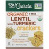 RW GARCIA Organic Lentil Turmeric Crackers, 5.5 OZ