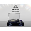 Victor VHRP-1200 Beacon 5-in-1 Turntable System with Record Player, Bluetooth,