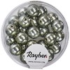 Rayher Hobby Rayher 14402607 Renaissance Glaswachsperlen, 8mm Ø, altsilber, Dose