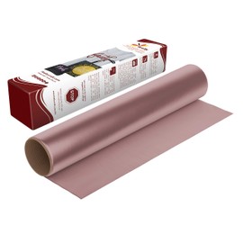 Firefly Craft Regular Rose Gold Heat Transfer Vinyl | Rose Gold HTV Vinyl | Rose Gold Iron On Vinyl for Cricut and Silhouette | Heat Press Vinyl for Shirts - 12" x 20"