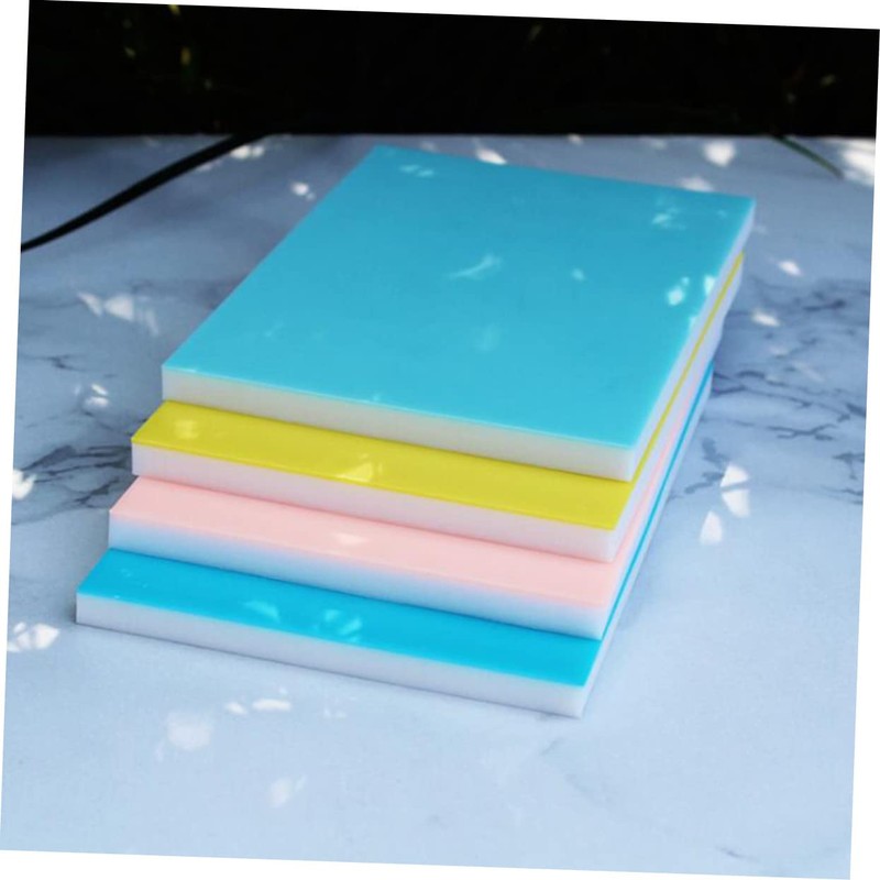 STOBOK DIY Rubber Brick Carved Rubber Stamps Lino Blocks Double-Sided