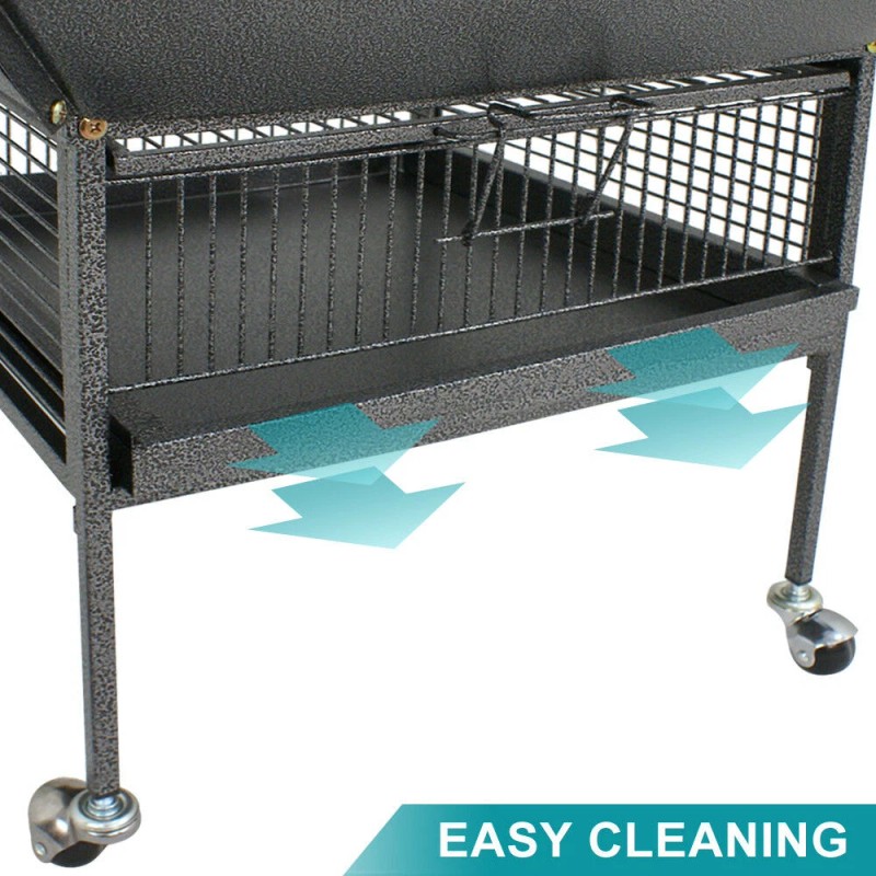 Segawe 61" Large Bird Cage Top Play Non Toxic Power