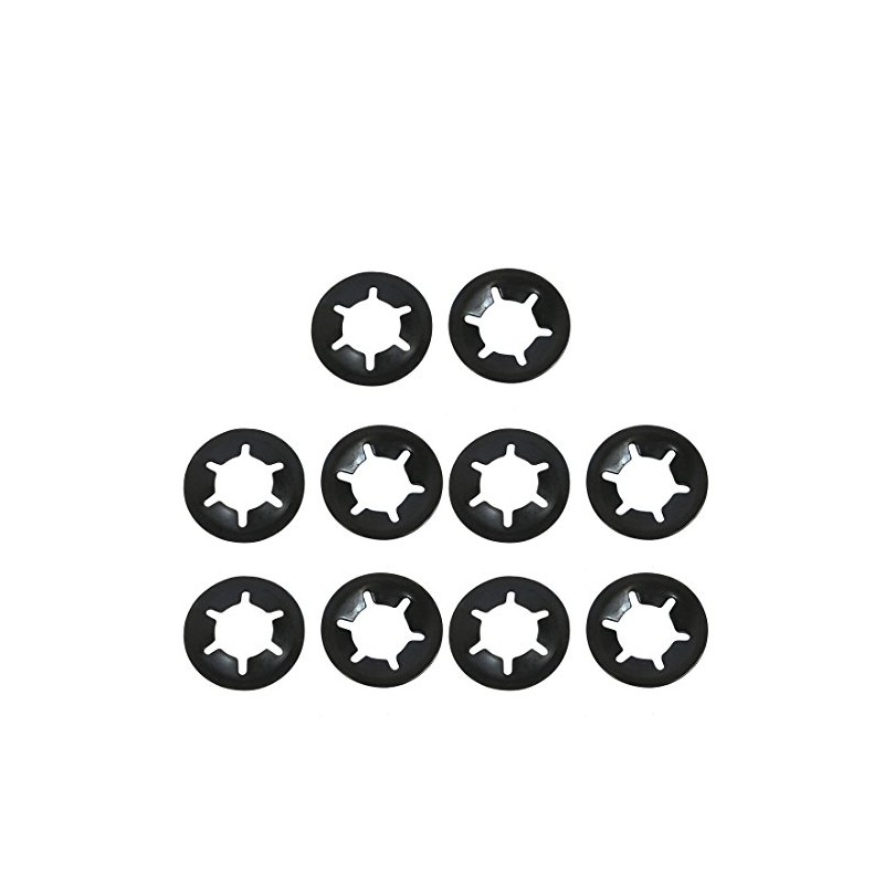 sourcing map Star Lock Lock Washers 10 mm x 20
