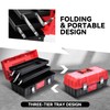 Auto Dynasty Tool Box Organizer Portable 3-layer Folding Toolbox with