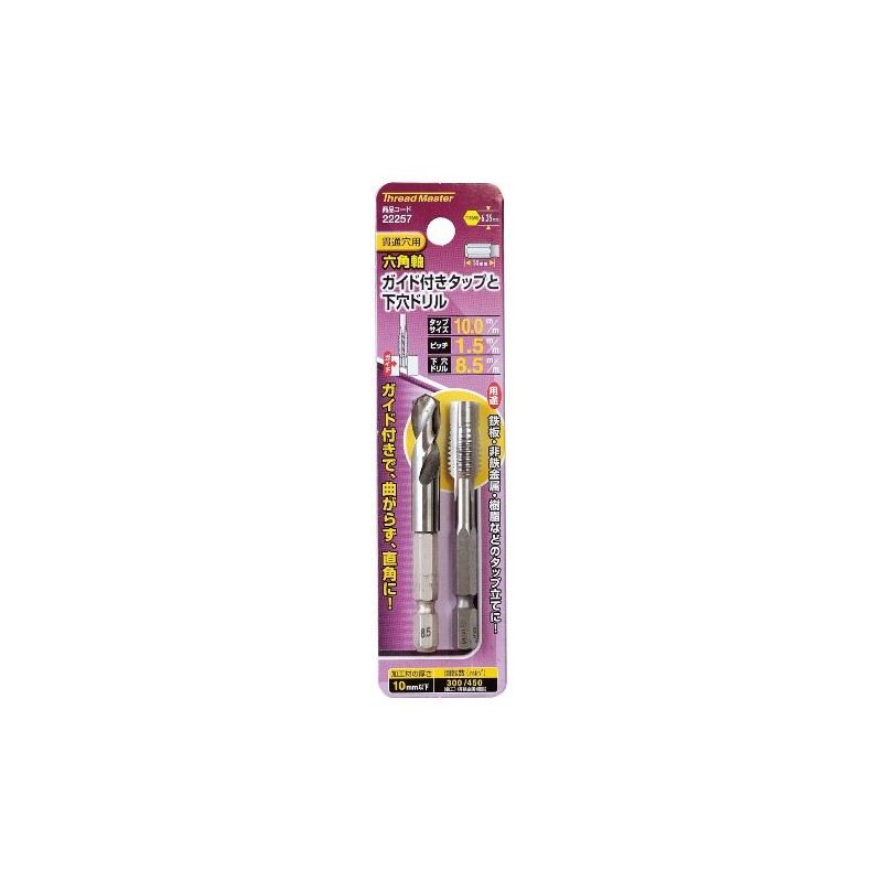 Ichinen Access Thread Master 22257 Tap with Hex Shaft Guide