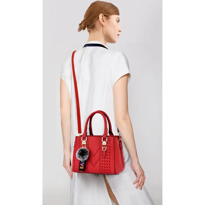 Bolso Bandolera De Moda De Gran Capacidad Para Mujer Color