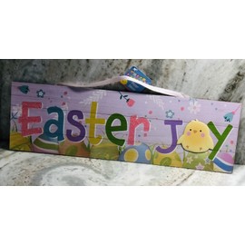 Greenbrier Happy Easter Decor Wall Sign 5.875x18.875in