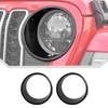 JeCar Black Headlight Inserts for 2024+ Jeep Wrangler JL Headlight