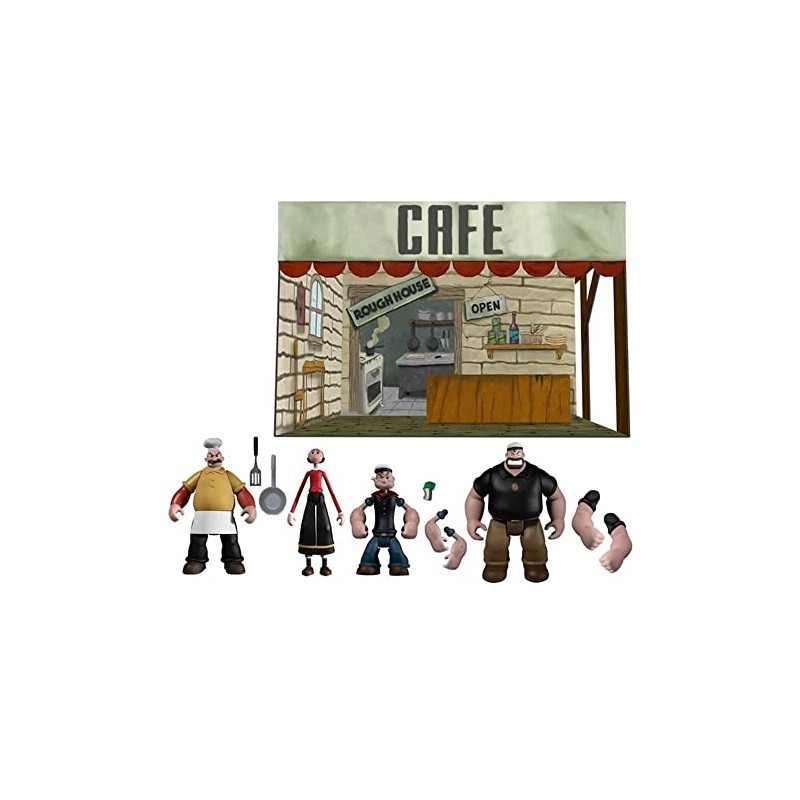 Popeye 5 Points Actionfigur Deluxe Box Set