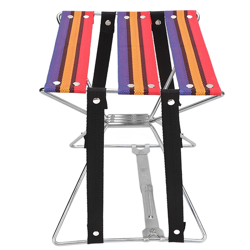 Pedicure Foldable Stool 4 Gears Adjustable Oxford Fabric Folding Stool