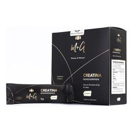 PLENIUS & WINNER M+G | Creatina Monohidratada Creapure 100% Pura | 30 Sobres Individuales de 5 g | Micronizada | Sin Sabor | Vegana | Sin Azúcar, Sin 