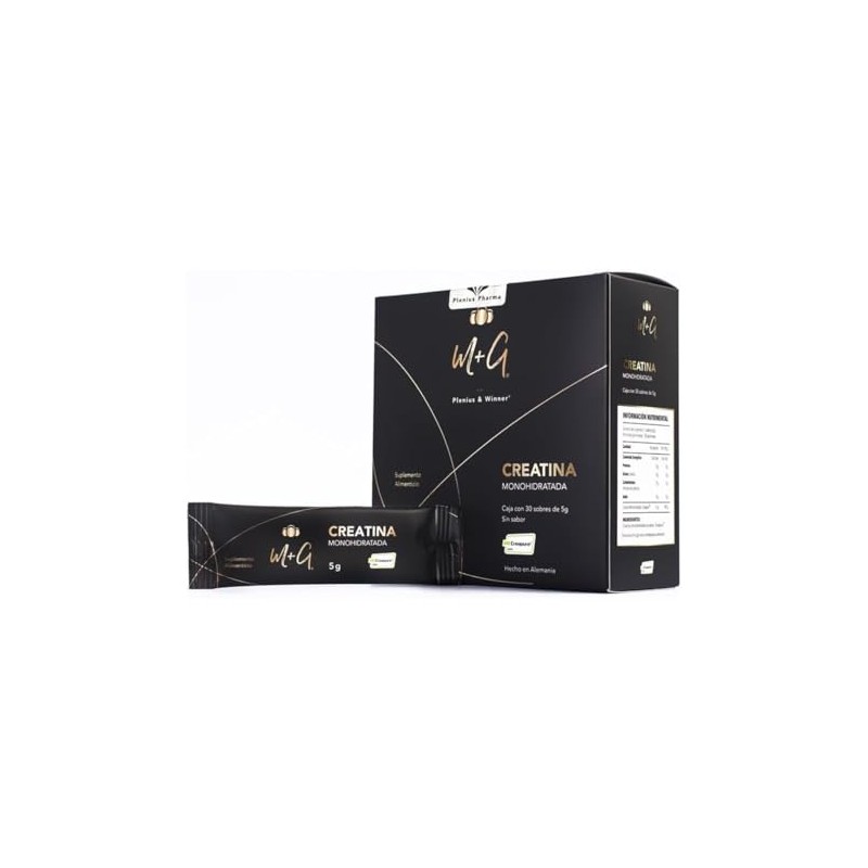 PLENIUS & WINNER M+G | Creatina Monohidratada Creapure 100% Pura