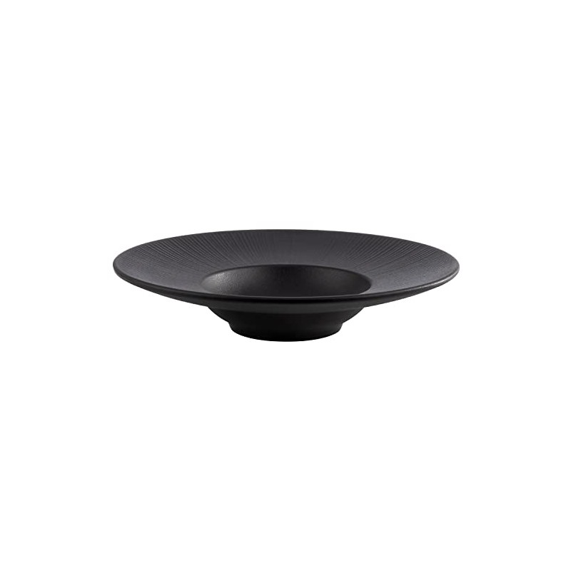APS Nero 85098 Melamine Plate, Serving Plate for Many Foods,
