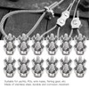 18pcs M2 Duplex Wire Rope Clip Cable Clamps Stainless Steel
