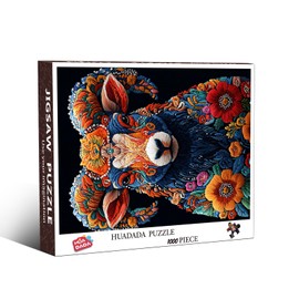 HUADADA Puzzle 1000 Piece Puzzle 1000 Pieces Adult Abstract Animals Classic Puzzles Gift
