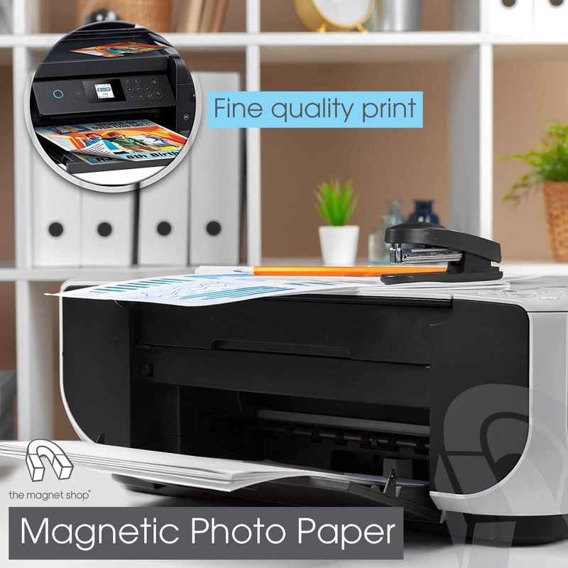 10 Sheets A4 Photo Paper Matte Inkjet Printer Printable Magnets