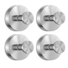 MQZAYZ Stainless Steel Suction Cup Hooks for Bathroom Bathroom Coat